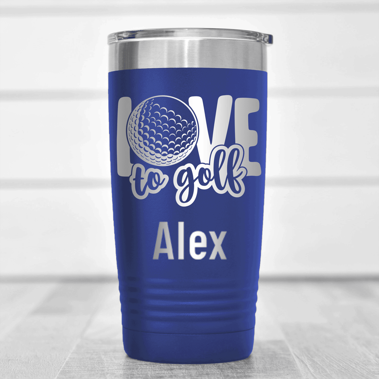 Blue Golf Gifts For Her Tumbler With Golf Is Love Design