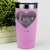 Pink Valentines Day Tumbler With Heart Carved Love Design