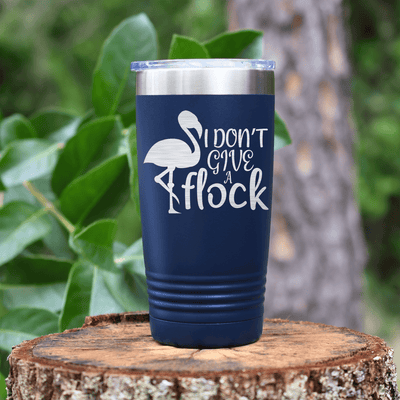Navy pickelball tumbler I Dont Give A Flock