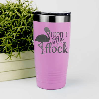 Pink pickelball tumbler I Dont Give A Flock