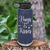 Navy Valentines Day Water Bottle With Kisses For My Valentine Design