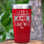Red Best Friend Tumbler With Lifes Too Short Design