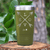 Military Green Valentines Day Tumbler With Lovers Arrow Design
