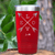 Red Valentines Day Tumbler With Lovers Arrow Design