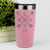 Salmon Valentines Day Tumbler With Lovers Arrow Design