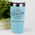 Teal Mothers Day Tumbler With Moms Greatest Blessings Design