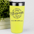 Yellow Mothers Day Tumbler With Moms Greatest Blessings Design
