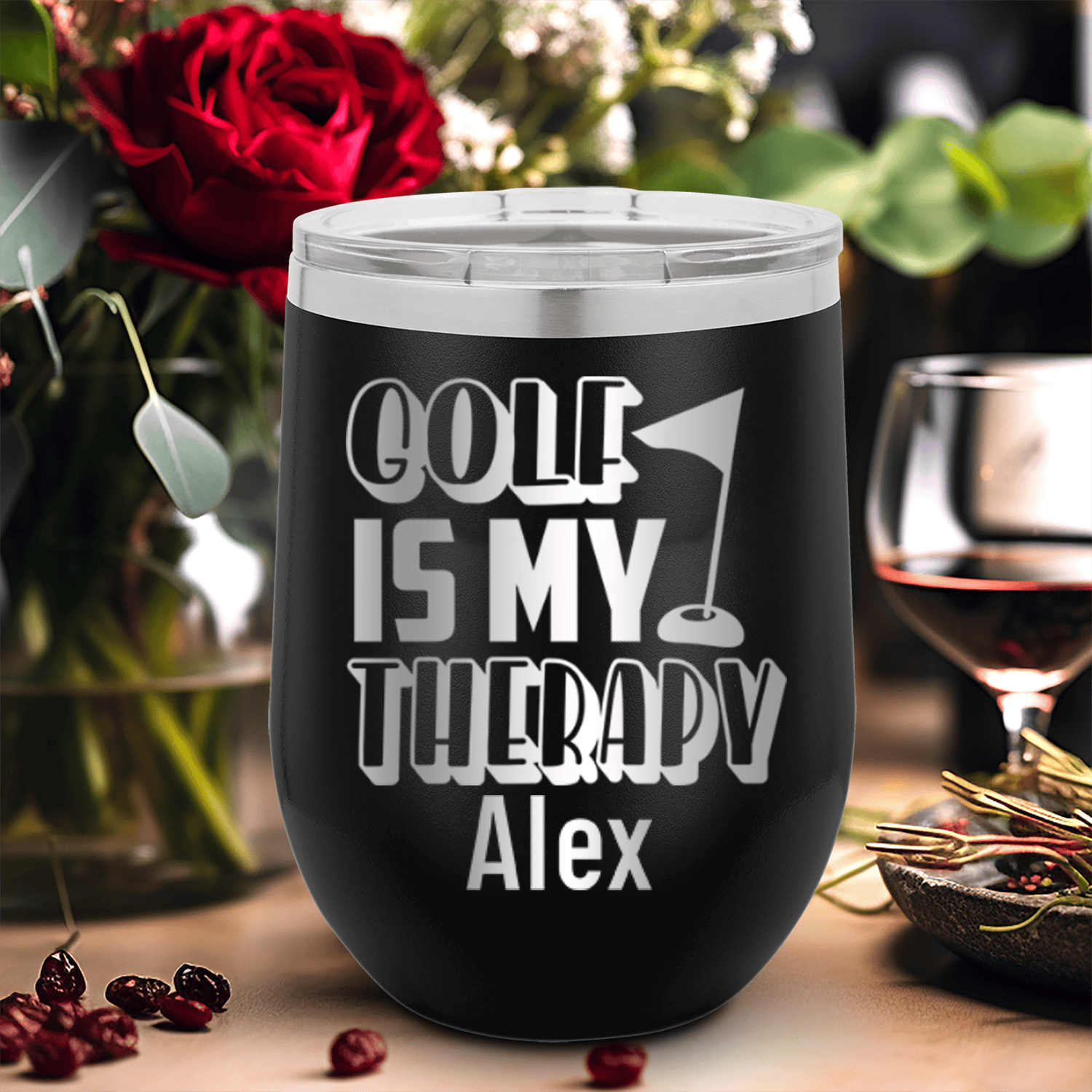 My Real Therapy Wine Tumbler