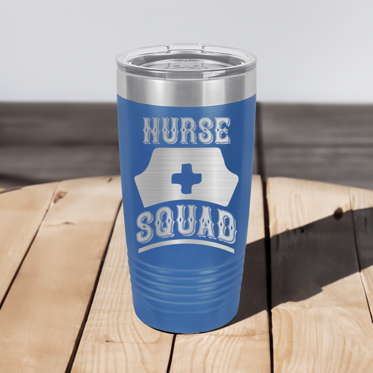 Nurse Squad Symbol Ringed Tumbler