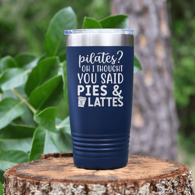 Navy pickelball tumbler Pies And Lattes