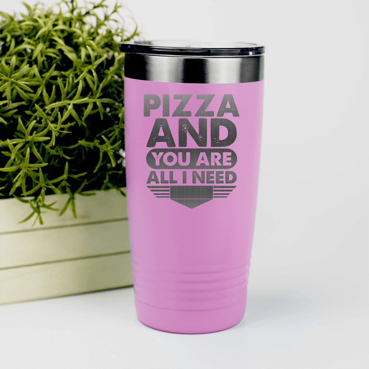 Pink Best Friend tumbler Pizza And You Are All I Need