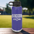 Purple Soccer Water Bottle With Soccer Moms Heatfelt Dedication Design