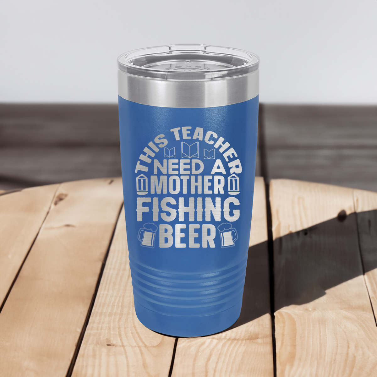 Teachers Need Beer Ringed Tumbler