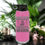 Pink Soccer Water Bottle With The Best Season Is Soccer Design