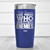 Blue Best Friend Tumbler With Who Needs Enemies Design