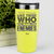 Yellow Best Friend Tumbler With Who Needs Enemies Design