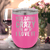 Pink Best Friends Wine Tumbler With You Drive Me Crazy But I Love You Design