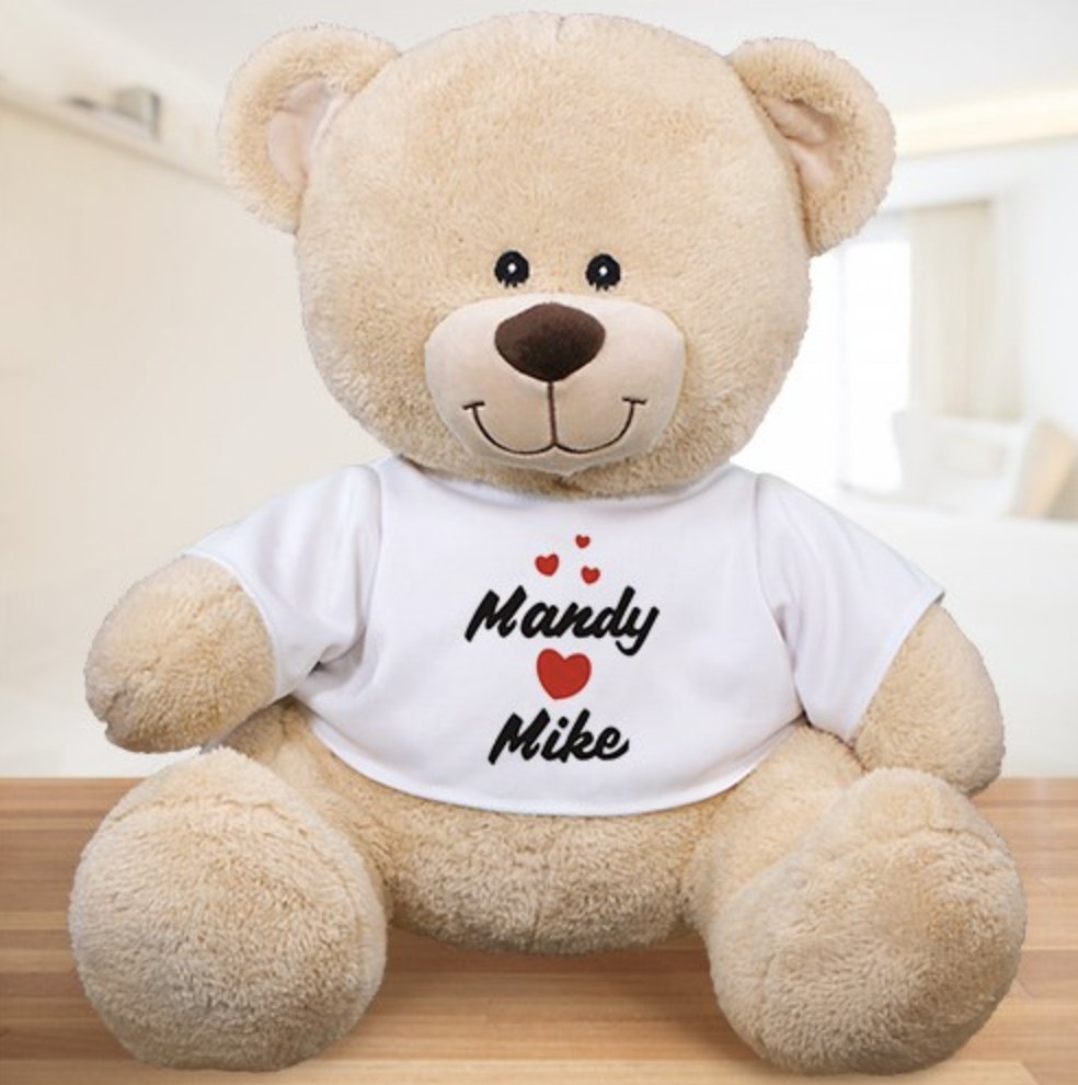 Accessories Personalized Valentine&#39;s Bear