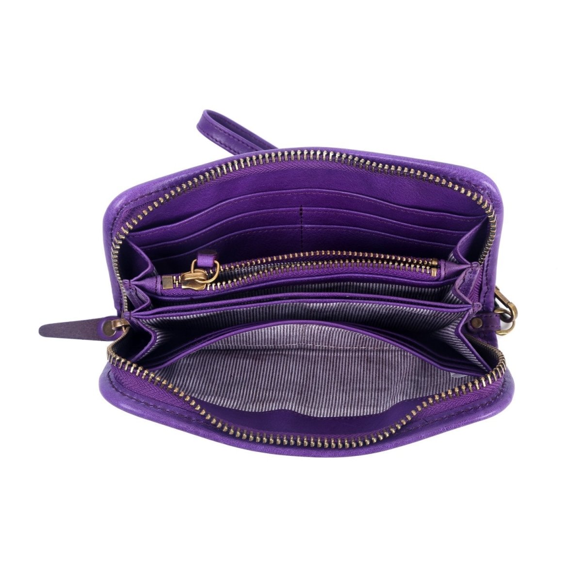 Bags & Luggage - Women's Bags - Clutches Golden Mola Leather Clutch