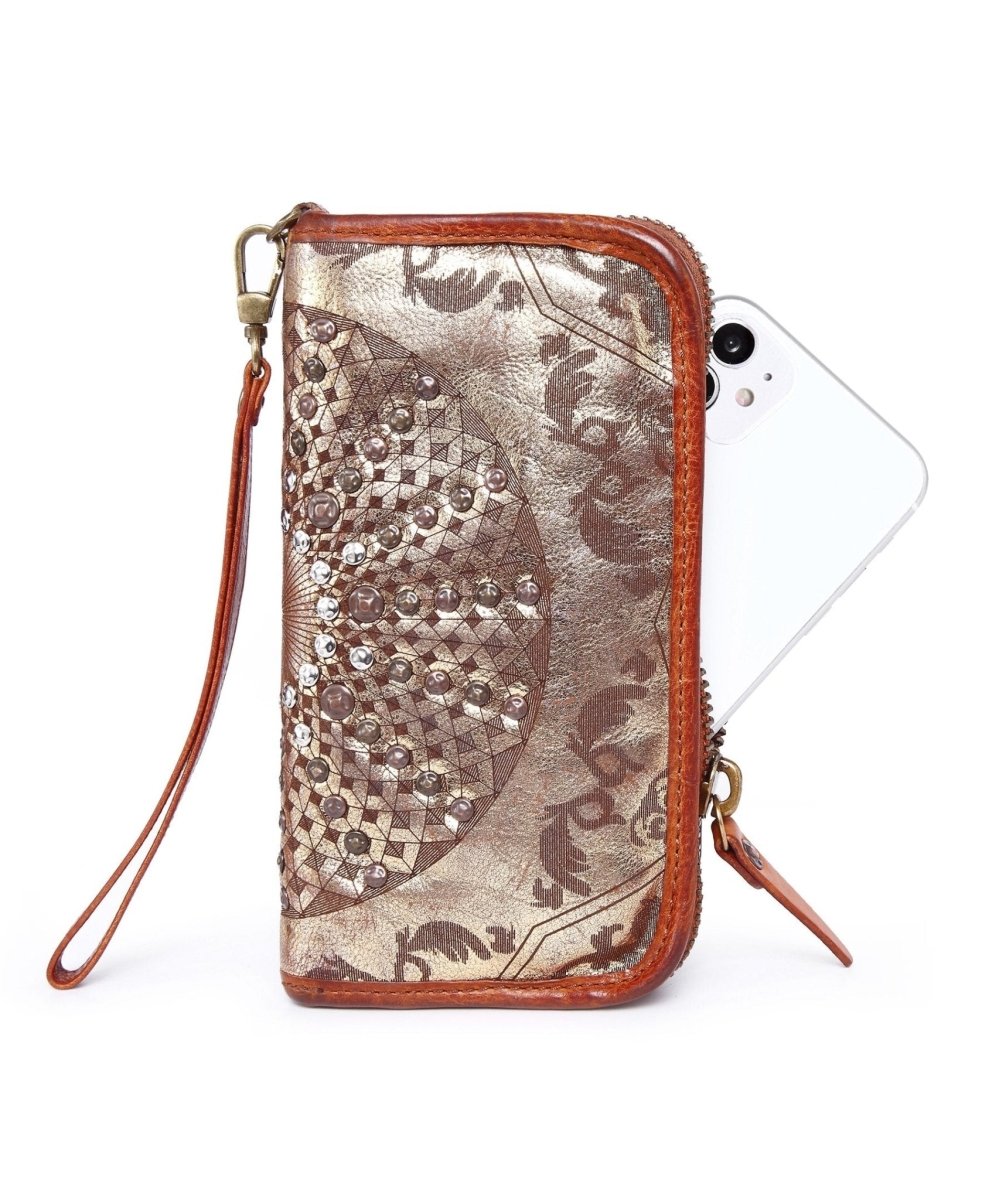 Bags & Luggage - Women's Bags - Clutches Golden Mola Leather Clutch