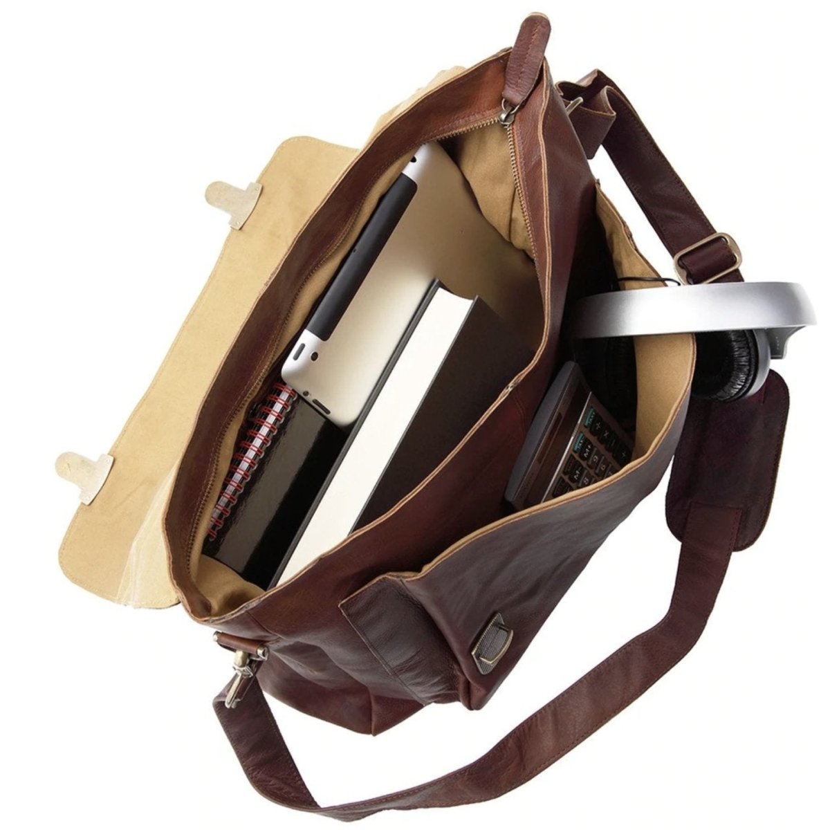 Bags & Luggage - Women's Bags - Crossbody Bags Leather Satchel Bag