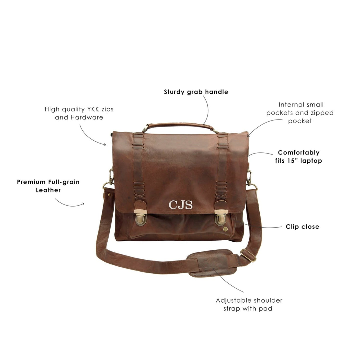 Bags & Luggage - Women's Bags - Crossbody Bags Leather Satchel Bag
