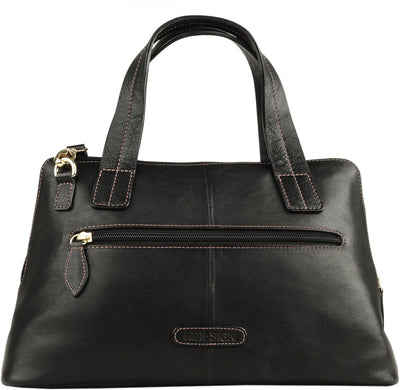 Bags & Luggage - Women's Bags - Shoulder Bags Cerys Medium Leather Satchel With Shoulder Strap