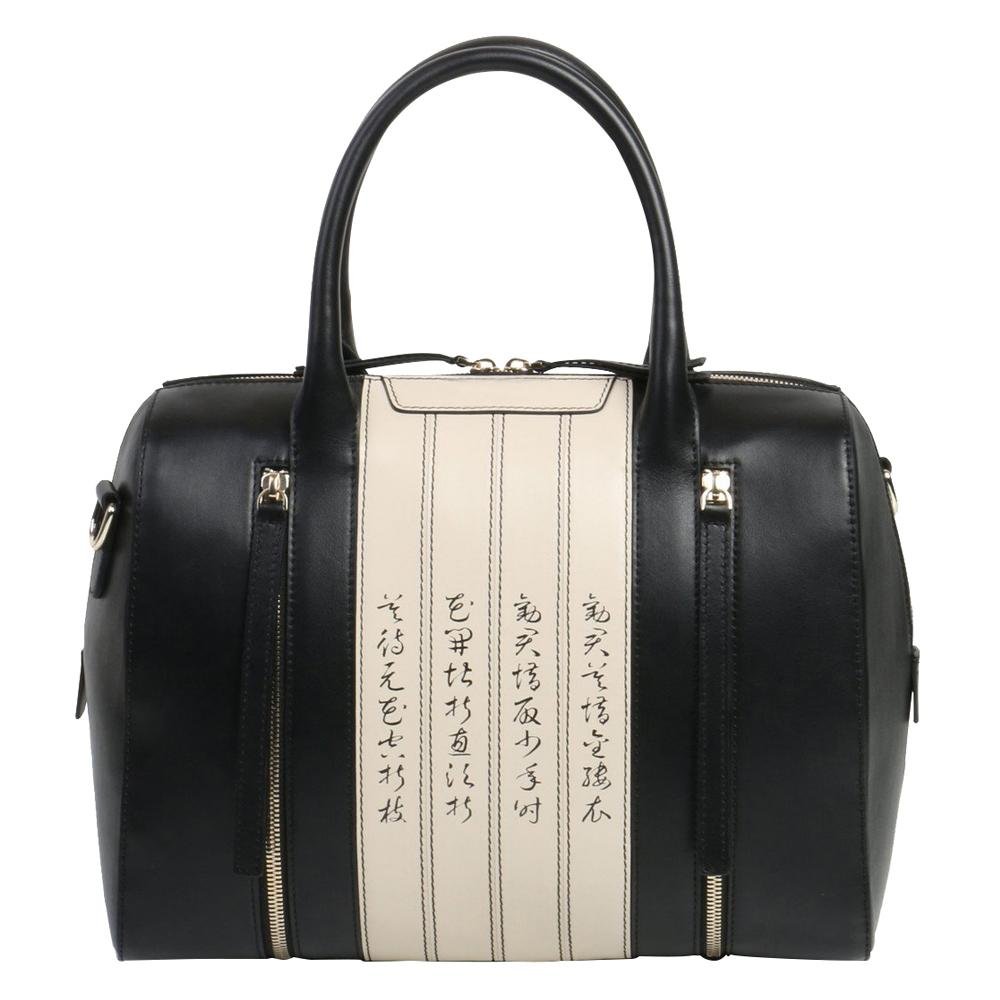 Bags &amp; Luggage - Women&#39;s Bags - Top-Handle Bags Calligraphy Black Satchel