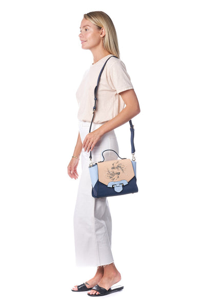 Bags & Luggage - Women's Bags - Top-Handle Bags Fish Small Blue Satchel