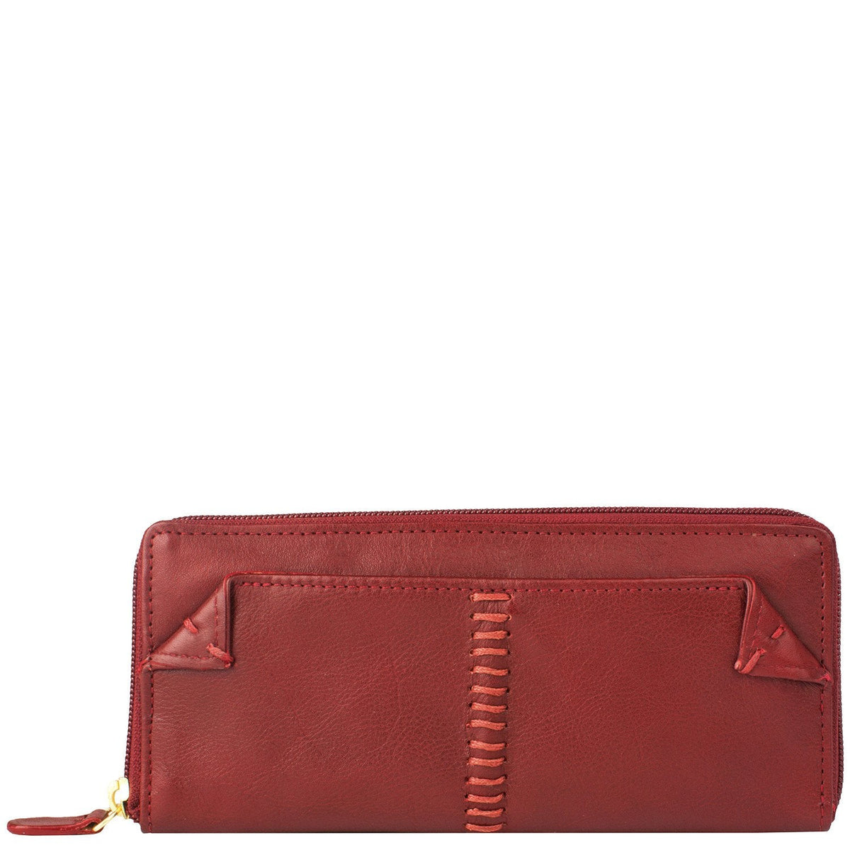 Bags &amp; Luggage - Women&#39;s Bags - Wallets Stitch Zip Around Leather Wallet
