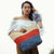 Bags Sayan Raffia Tote Bag, in Red & Blue