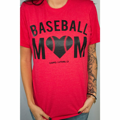 Baseball Mom Love Tee Shirt