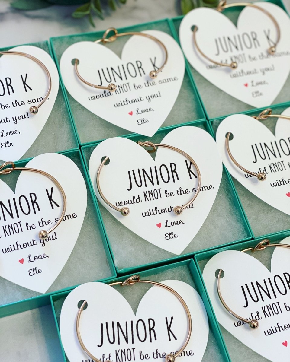 Bracelet Knot Bangle & Heart Card