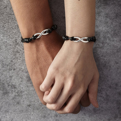 Bracelets Friendship Couple Distance Matching Bracelet Gift For Best Friend  Teen Girl(2pcs, Black) | Fruugo TR