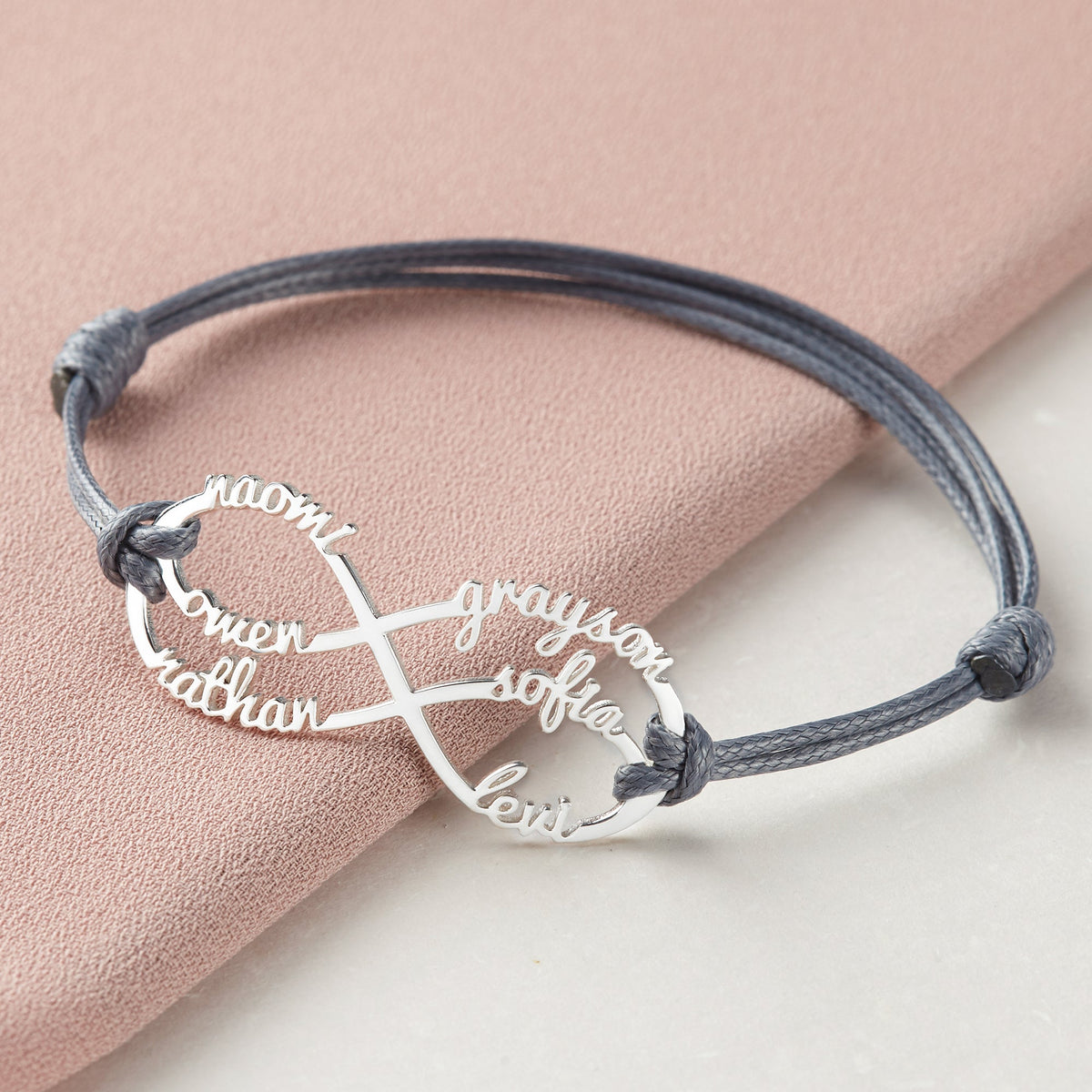 Amazon.com: Children's Name Engraved Bracelet - 925 Sterling Silver Chain  Bracelet - Personalized Name Bracelet - Birthday Gift for Mom, Gift Wrapped Names  bracelet : Handmade Products
