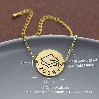 Bracelets Personalized Stainless Steel Graduation Bracelet