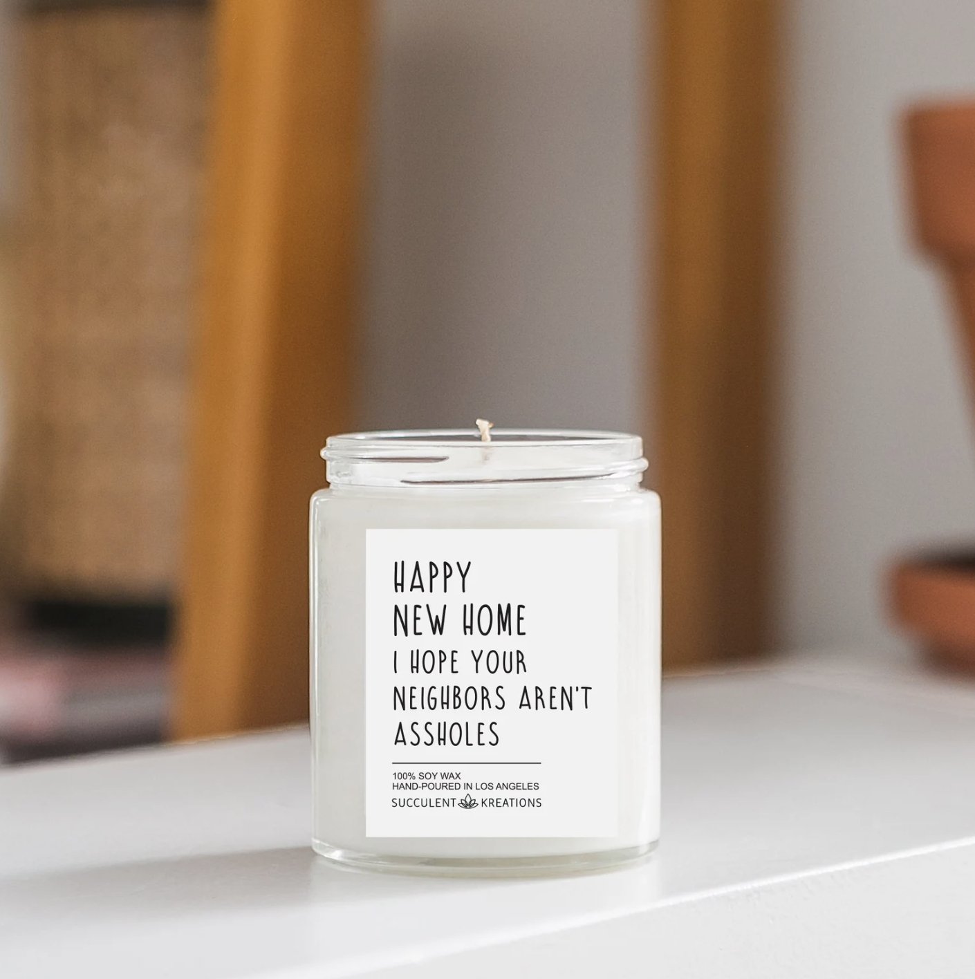 Funny Housewarming Candle - Groovy Girl Gifts