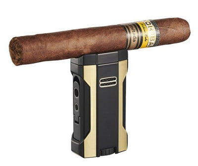 Cigar Butane Quad Torch Lighter