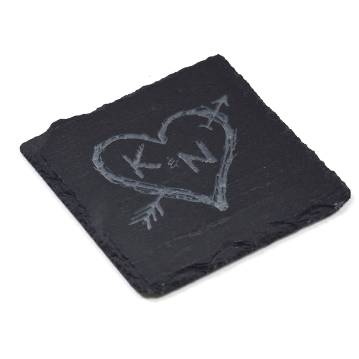 Coasters Heart And Arrow Slate Coaster