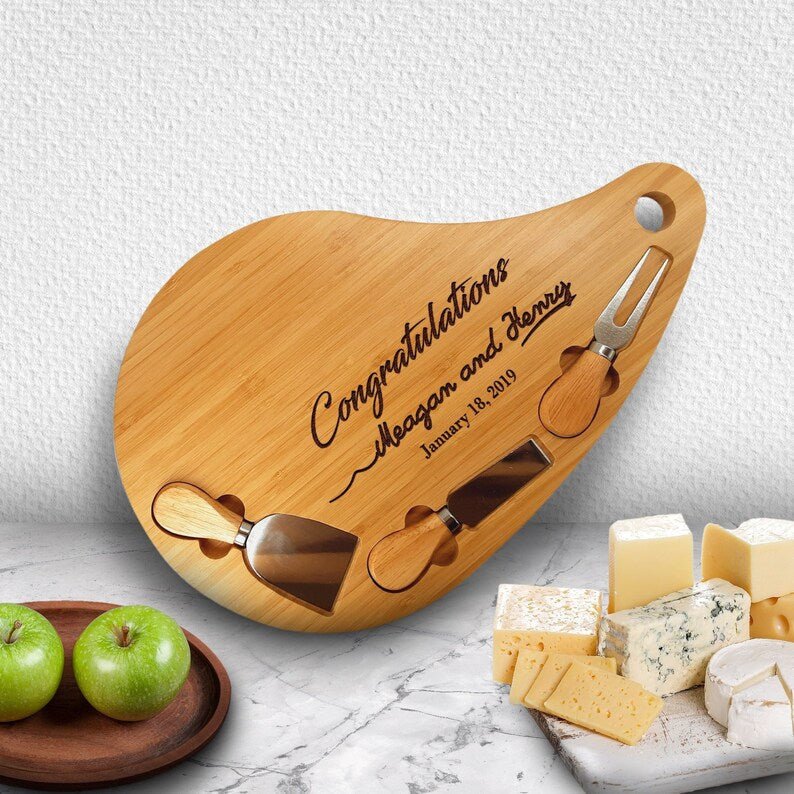 Cutting Board Custom Anniversary Cheese Board