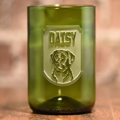 Drinkware Dog Breed Green Cocktail Glass