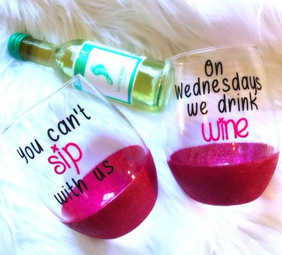 Mean Girls - I'm a Cool Mom Wine Glass