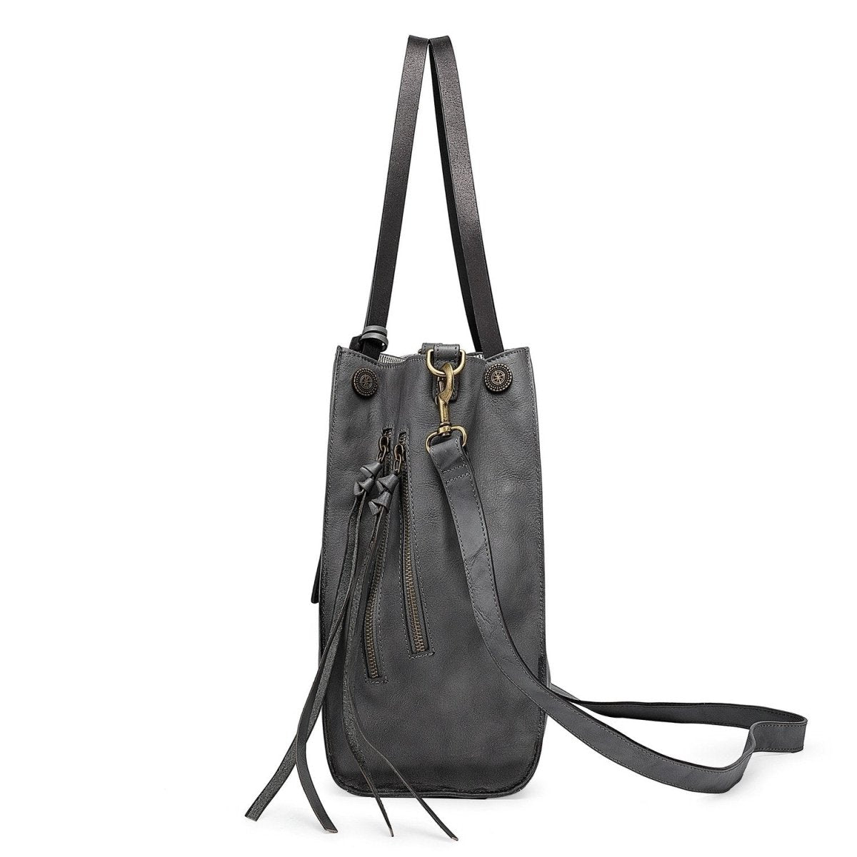 Personalized Daisy Leather Tote for her, Customized Gifts for Women by Groovy Girl Gifts