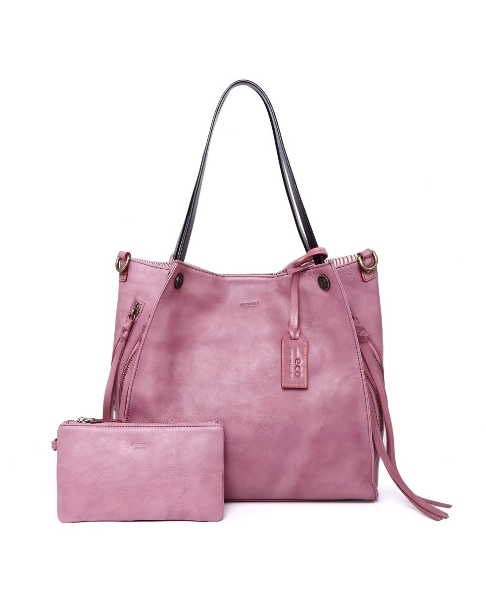 Personalized Daisy Leather Tote for her, Customized Gifts for Women by Groovy Girl Gifts