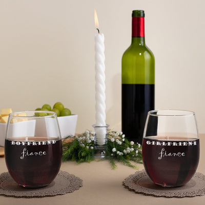 Fiance Wine Glass