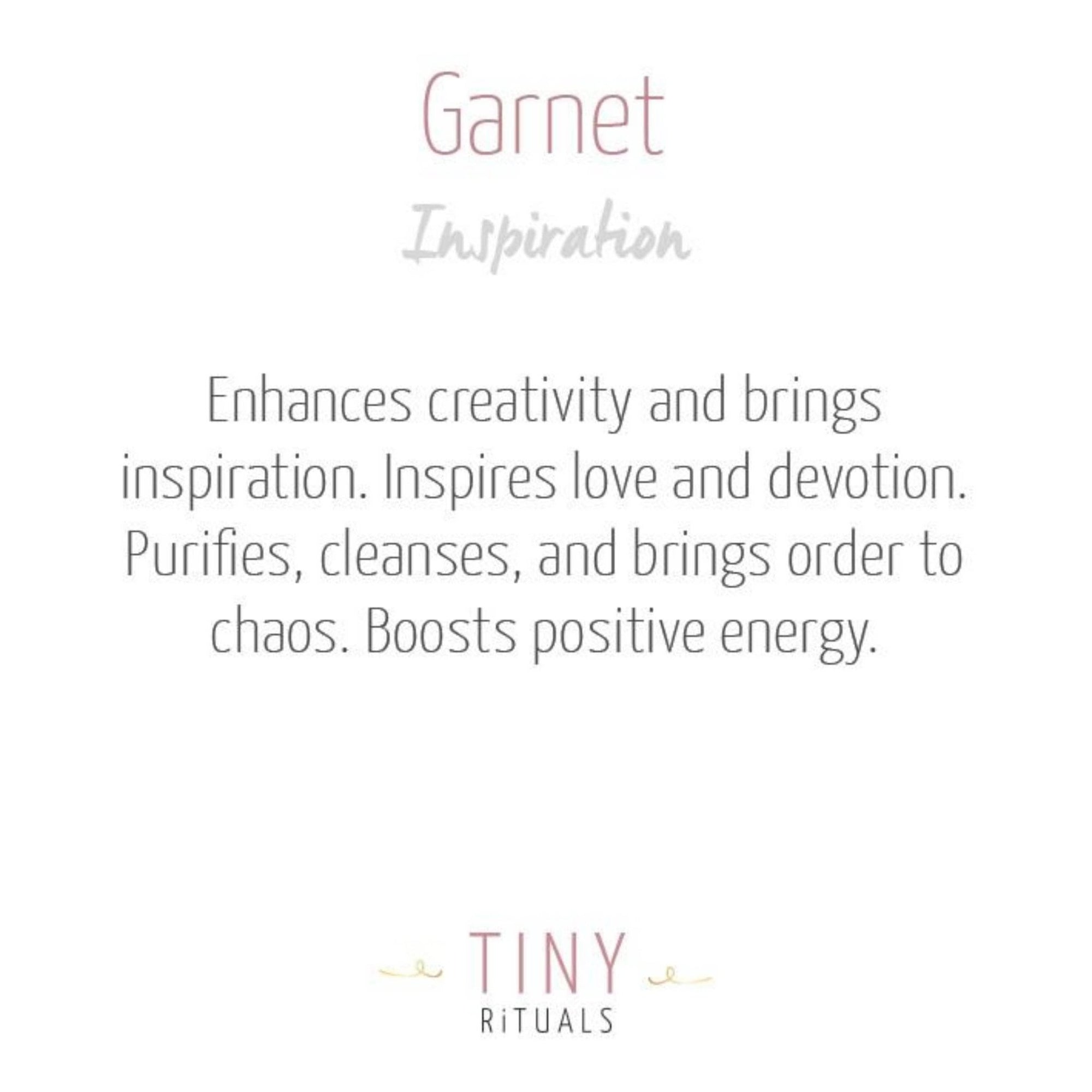 Garnet Energy Bracelet