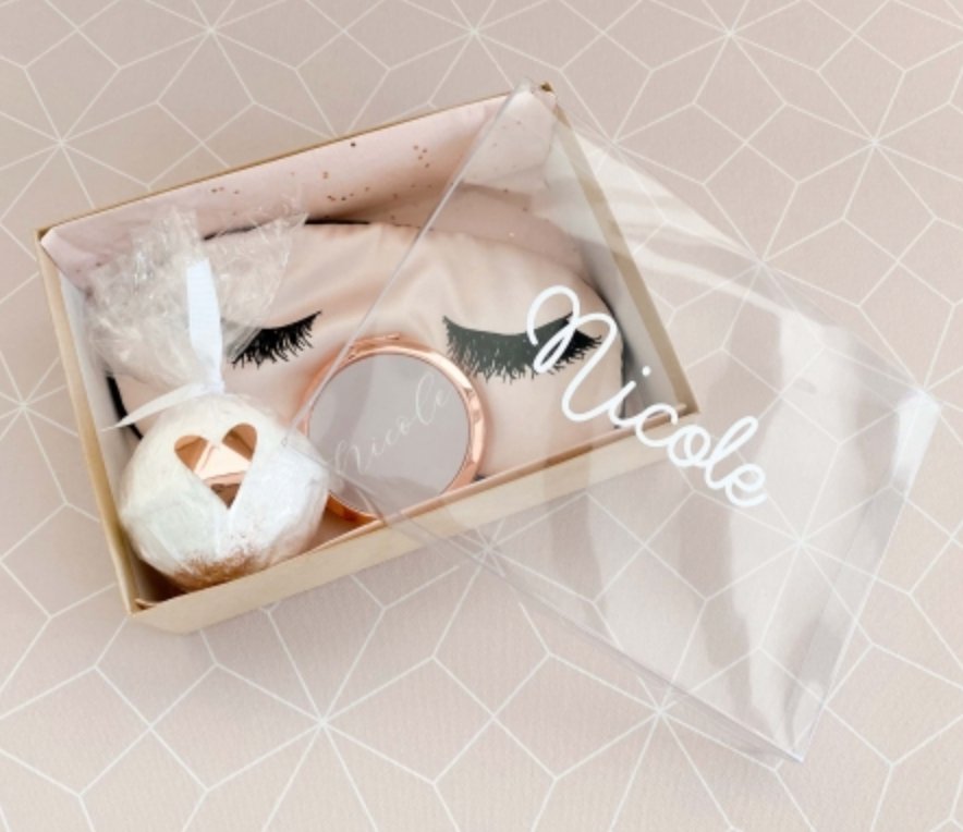 Gift Box Personalized Clear Gift Box