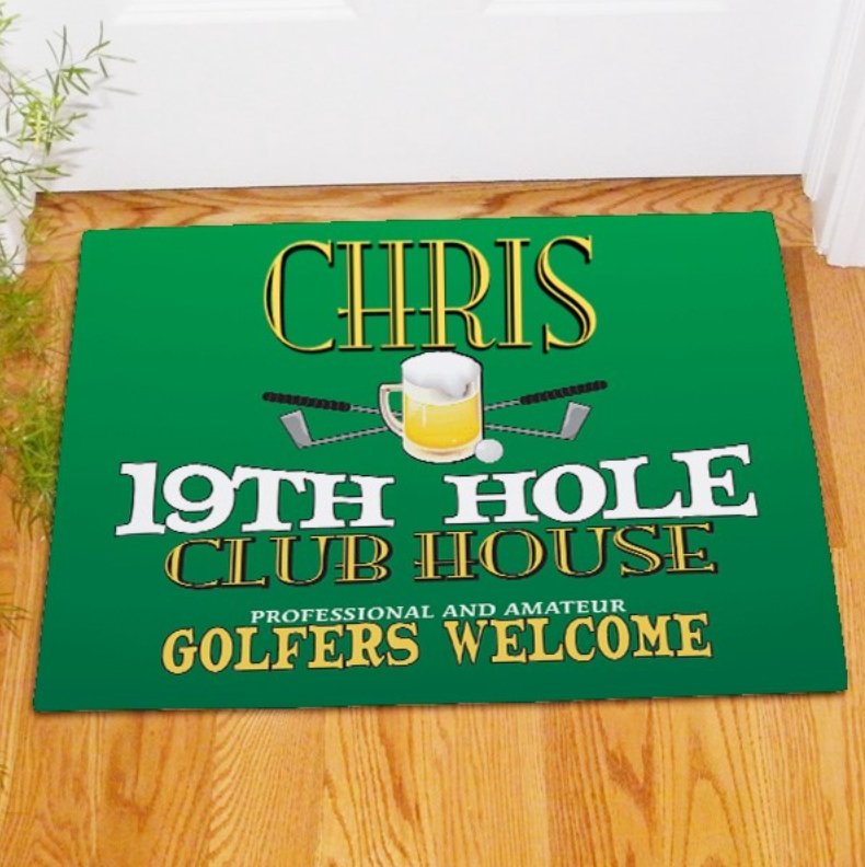 Golf 19th Hole Doormat
