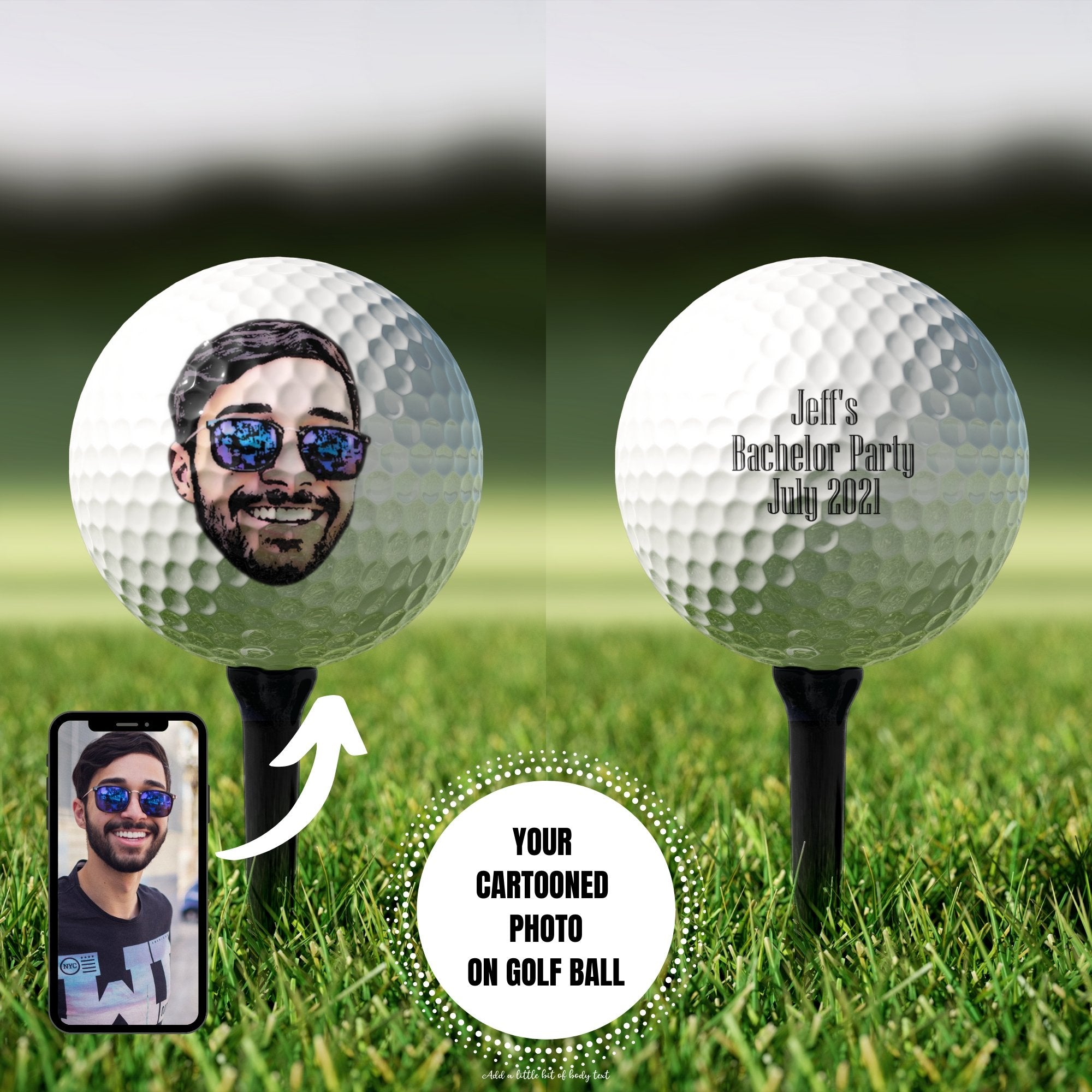 Golf Mugged Up Golf Balls