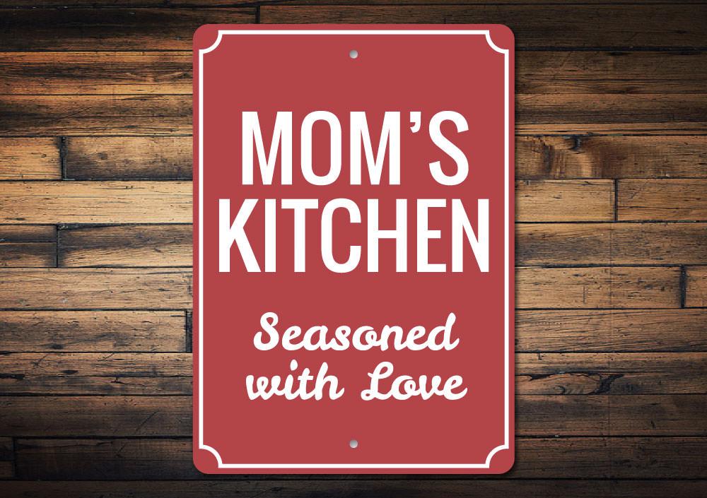 Home Decor Moms Home Kitchen Sign